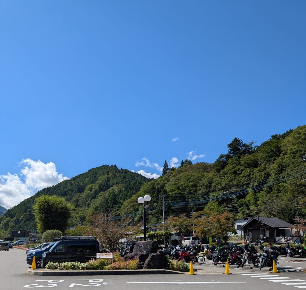 道の駅どうしの駐輪場